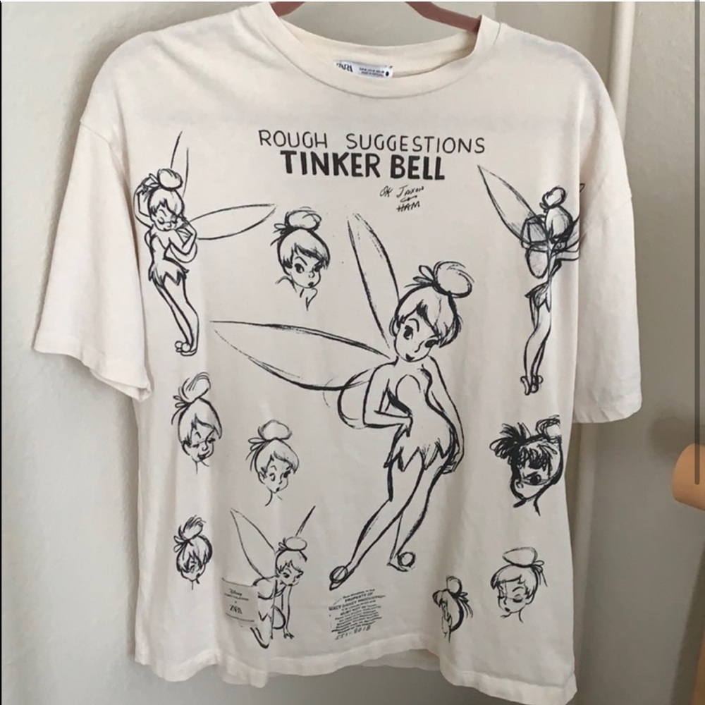 Zara Tinkerbell tee